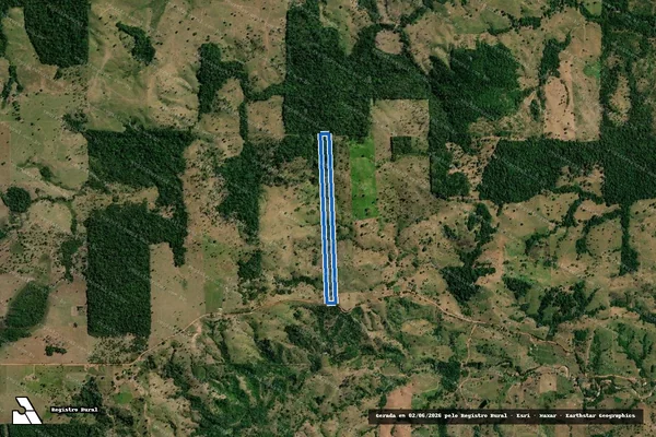 Imagem de satélite de LOTE 62-A DA GLEBA 47 - LOTE 62A/B2 em Colorado do Oeste - RO
