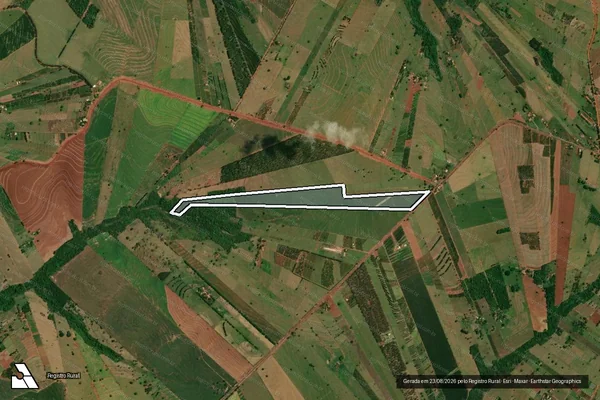 Imagem de satélite de LOTE RURAL N° 351-A - Parte 1 em Altônia - PR