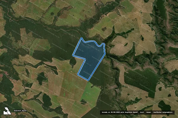 Imagem de satélite de FAZENDA BARRA DO TAQUARIZINHO - Parte 3 em Alcinópolis - MS