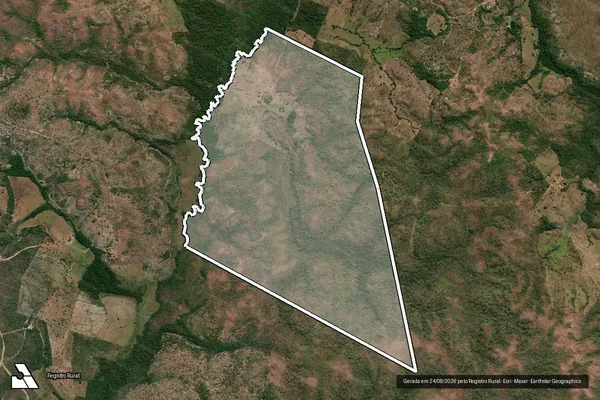 Imagem de satélite de Faz. Boa União Lot. Rio Preto Lt. 26 - Parte 1 em Bom Jesus do Tocantins - TO