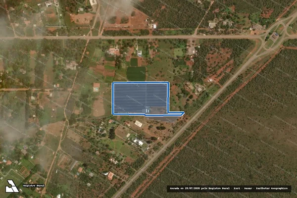Imagem de satélite de FAZENDA BOM SUCESSO, LOTE Nº. 07, QUADRA Q, JARDIM DO MORUMBY, FAZENDA BONSUCESSO - . em Brasília - DF