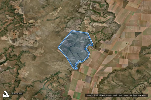 Imagem de satélite de FAZENDA BREJO FECHADO / Parte 1 em Rio da Conceição - TO