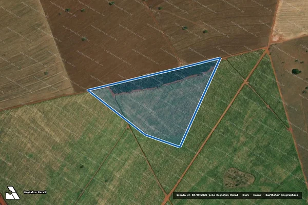 Imagem de satélite de FAZENDA FLORESTA I - 001 em Monte Alegre de Minas - MG