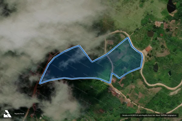 Imagem de satélite de SITIO PAU DARCO - Parte 1 em Alagoa Nova - PB