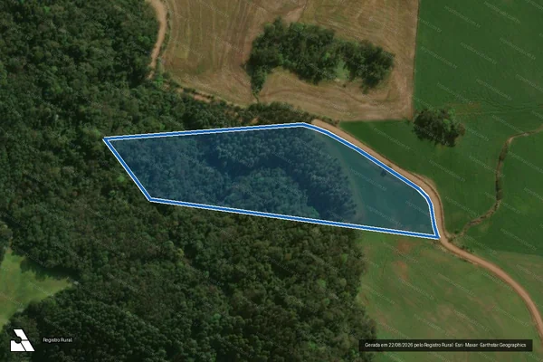 Imagem de satélite de Lote Rural 141/GL 5 - PARCELA 01 em Dionísio Cerqueira - SC