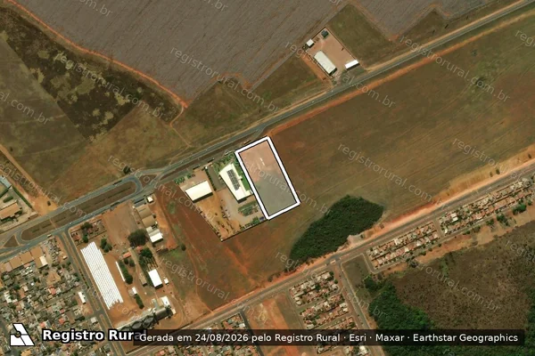 Imagem de satélite de Fazenda Iraci II - Área Desmembrada 04 em Campo Verde - MT