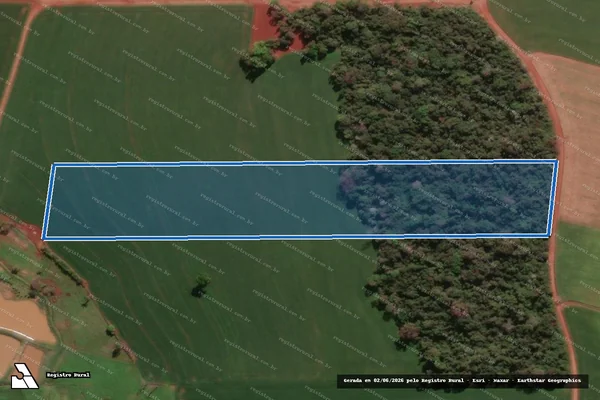 Imagem de satélite de LOTES RURAIS Nº 05 e 07; 6ª SECÇÃO SANTO CRISTO - MARLICE em Santa Rosa - RS