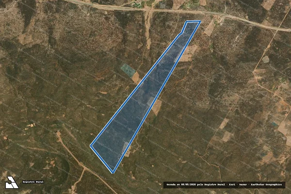 Imagem de satélite de SÍTIO SAO JOSÉ - Parte 1 em Curral Novo do Piauí - PI