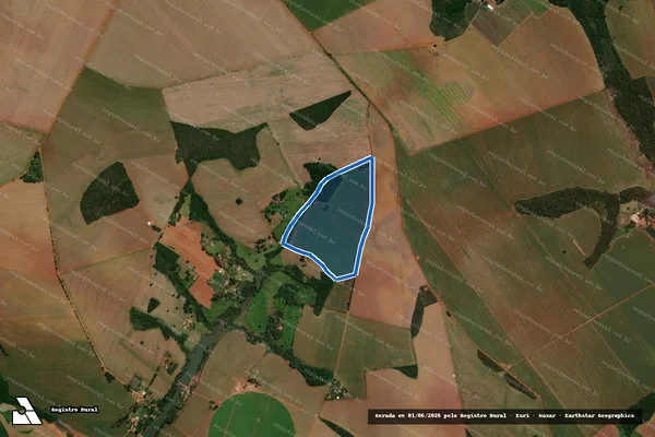 Imagem de satélite de Fazenda Engenho Velho e Alegria - 001 em Silvânia - GO