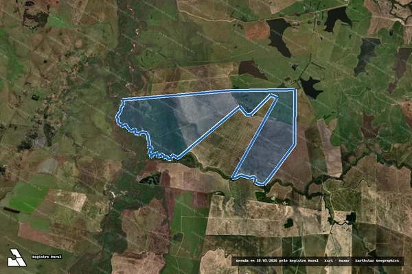 Imagem de satélite de Fazenda Santa Fé - Parte 1 em Dom Pedrito - RS