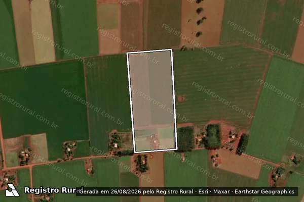 Imagem de satélite de LOTE 41 ? PROJETO DE ASSENTAMENTO LAGOA AZUL - LOTE_41 em Rio Brilhante - MS
