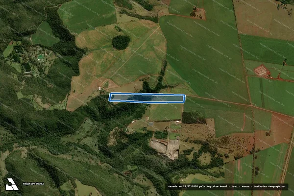 Imagem de satélite de Fazenda Duas Meninas - Parcela 1 em Sidrolândia - MS