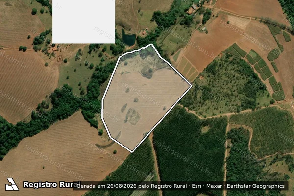 Imagem de satélite de Fazenda Areias de Cima no lugar den. Capão Grande - (Parte 7) - Parte 7 em Orizona - GO