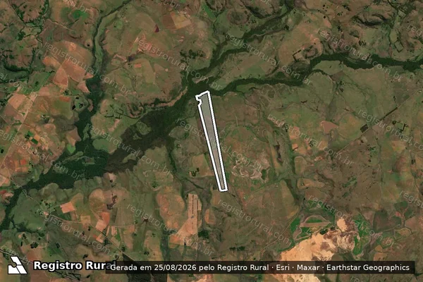 Imagem de satélite de Cerro Verde - Parte 1 em Quaraí - RS