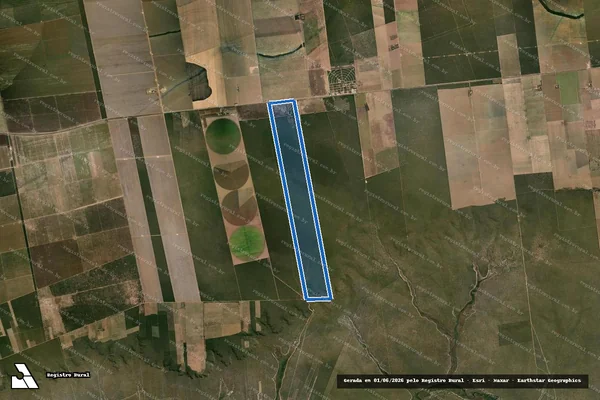 Imagem de satélite de FAZENDA CABANA PLUS II - Parte 1 em Correntina - BA