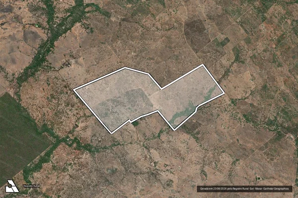 Imagem de satélite de Fazenda Santa Barbara - Parcela 1 em Riachão do Jacuípe - BA