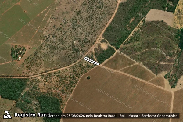 Imagem de satélite de PA Antônio Juvêncio - Via de Acesso - Parte 1 em Padre Bernardo - GO