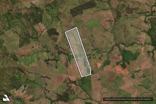 Imagem de satélite de Fazenda Água Boa - Parte 1 em Campinápolis - MT