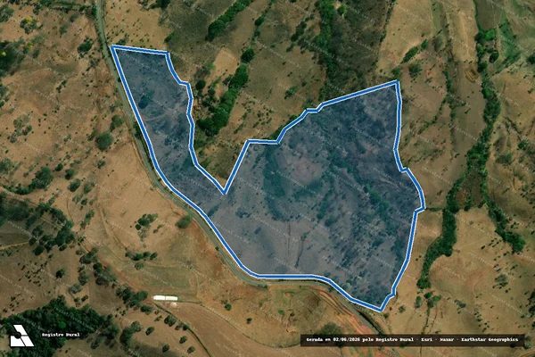 Imagem de satélite de Fazenda Gordura - Parte 1 em Carmo do Paranaíba - MG