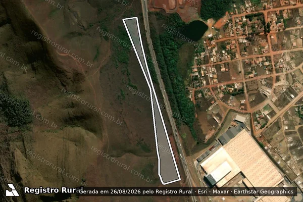 Imagem de satélite de Fazenda Retiro Beira da Serra ? Área 1,2,3,4,5 e 6 - Parte 4 em Itabirito - MG