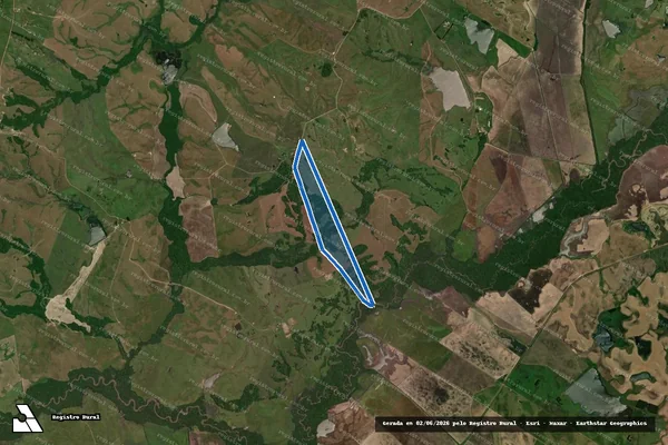 Imagem de satélite de Fazenda Itamainó - Bruno em São Pedro do Sul - RS