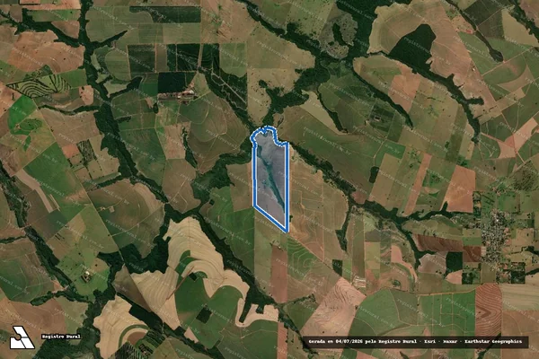 Imagem de satélite de Fazenda São Domingos - Lote 197 em Nova Aliança do Ivaí - PR