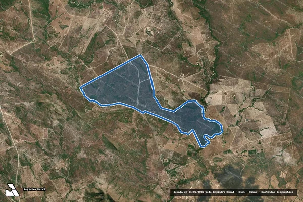 Imagem de satélite de FAZENDA PAU D OLEO - Parte 1 em Arraias - TO