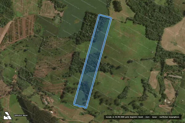 Imagem de satélite de Imóvel Rural - Parte 02 em Capinzal - SC