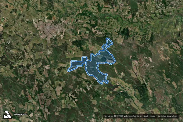 Imagem de satélite de Fazenda Renascer VII - Gleba 02 em Caravelas - BA