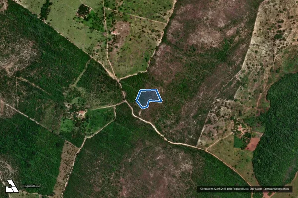Imagem de satélite de PROJETO DE ASSENTAMENTO ÁGUA LIMPA em Niquelândia - GO