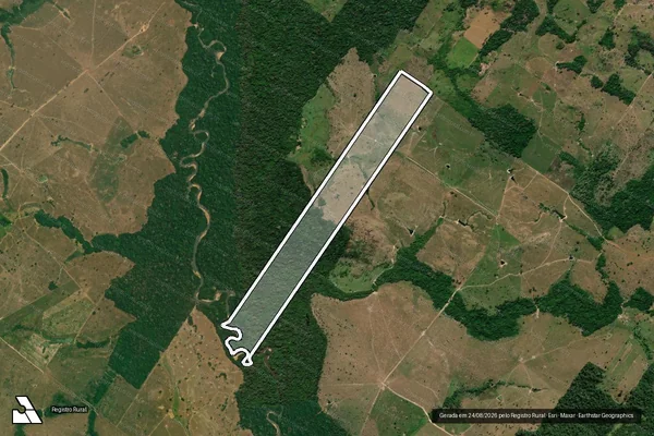 Imagem de satélite de LOTE 49-B ? GLEBA 21 ? SETOR ESPIGÃO DO OESTE - Parte 1 em Espigão D'Oeste - RO