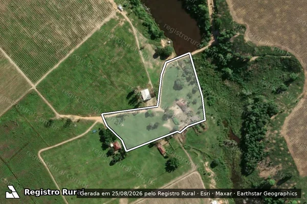 Imagem de satélite de Fazenda Boa Sorte - Parcela 01 em Pedro Canário - ES