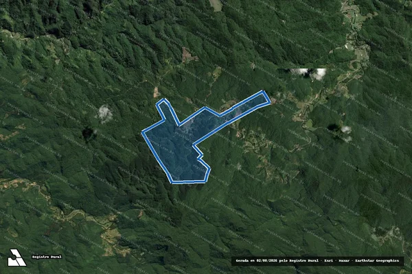 Imagem de satélite de Fazenda Encano_Desmembramento - Parte 2 em Indaial - SC