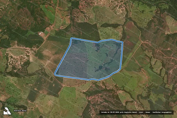 Imagem de satélite de Fazenda Matrinchã - Parte 1 em Mineiros - GO