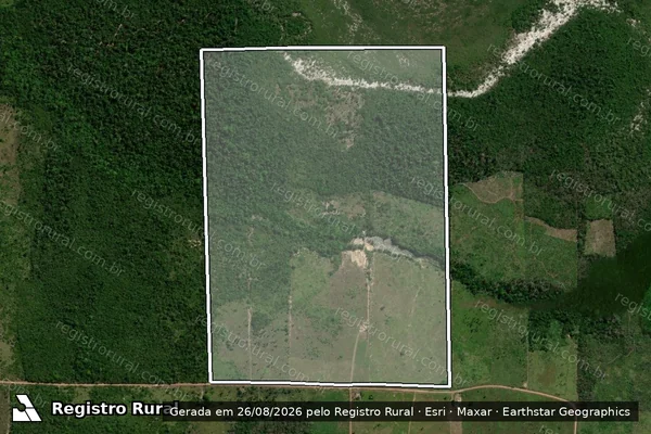 Imagem de satélite de FAZENDA RENASCER - Parte 1 em Breu Branco - PA