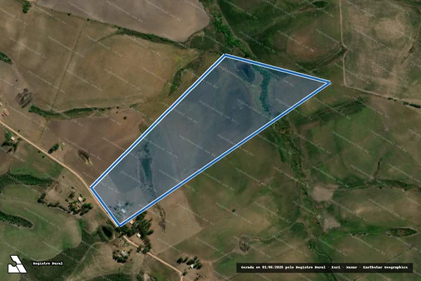 Imagem de satélite de PE Os Pioneiros_Lotes - Lote 07 em Candiota - RS