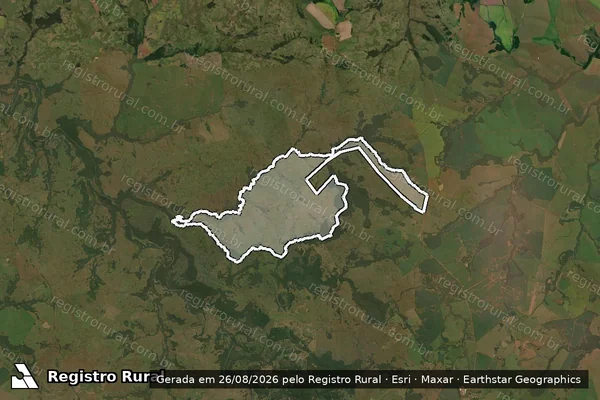 Imagem de satélite de Fazenda do Salso - Gleba 1 em Capão do Cipó - RS