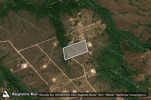 Imagem de satélite de FAZENDA PINTOS, CAPÃO REDONDO, ACABA VIDA E RETIROS - Gleba 28B em Santo Antônio do Descoberto - GO