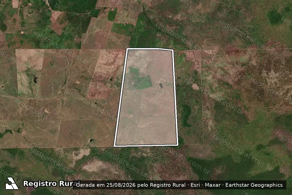 Imagem de satélite de Fazenda Rancho Frio em Coroatá - MA