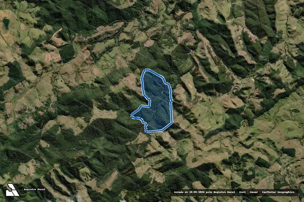 Imagem de satélite de Fazenda Patizal do Vale Feliz - Parte 1 em Paraibuna - SP