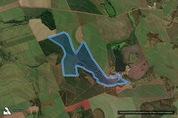 Imagem de satélite de Fazenda Terra Nova - 2 de 8 em Leme - SP