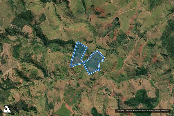 Imagem de satélite de Córrego do Indaiá - Córrego do Indaiá em Governador Valadares - MG