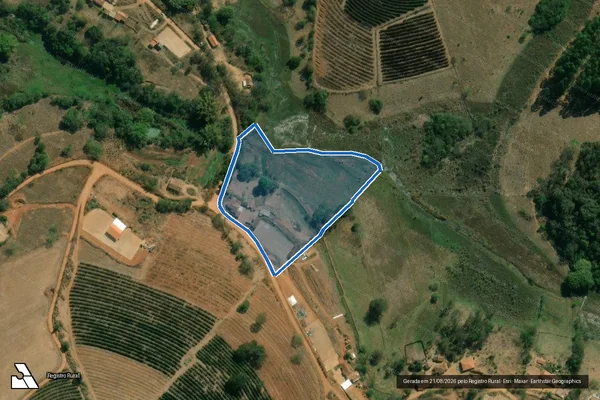 Imagem de satélite de Sitio Cachoeira - Parte 3 em Paraguaçu - MG