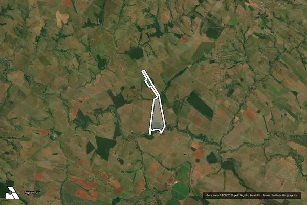 Imagem de satélite de FAZENDA SANTA MARIA - 001 em Santo Anastácio - SP