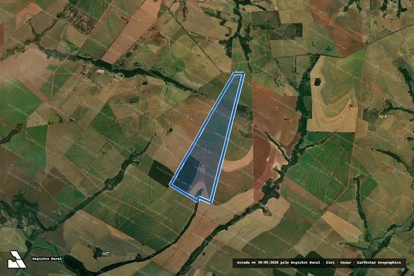 Imagem de satélite de FAZENDA SAO FRANCISCO DO BIRIGUI - FAZENDA SÃO FRANCISCO DO BIRIGUI em Nossa Senhora das Graças - PR