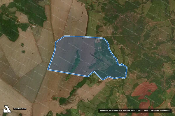 Imagem de satélite de Fazenda São Pedro ? Lugar Denominado Campestre e Queixada - Fazenda São Pedro ? Lugar Denominado Campestre e Queixada em Jataí - GO