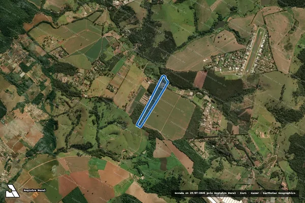 Imagem de satélite de Sem Nome - Parte 1 em Atibaia - SP