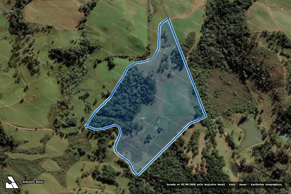 Imagem de satélite de FAZENDA ESTRELA - Parcela 1 em Caçador - SC