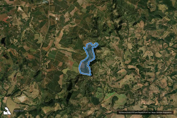 Imagem de satélite de Fazenda Jambeiro - Parcela 1 em Monte Santo de Minas - MG