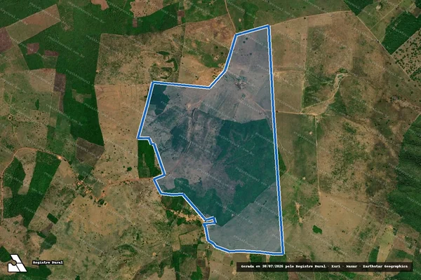 Imagem de satélite de Fazenda Santa Maria - Parcela 1 em São Domingos do Maranhão - MA